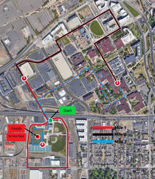 Roadrunners 5k course map