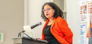 Nancy López, Ph. D, delivers a Keynote Address for the Castro Professorship