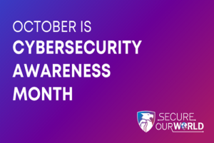National Cybersecurity Awareness Month logo