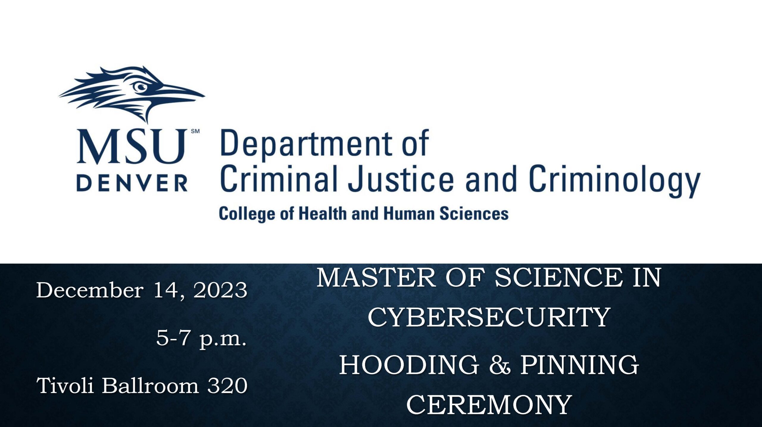2023 CYBM Hooding and Pinning Ceremony