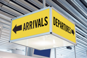 Arrivals and Departures.