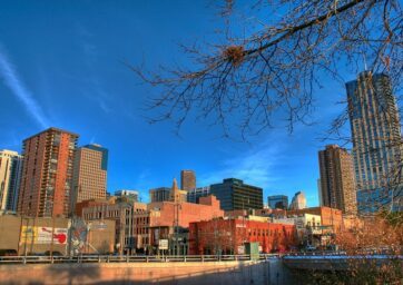 Picture of Downtown Lodo from Platte River