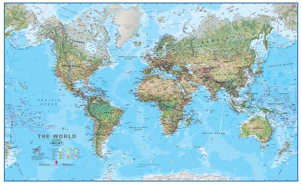 Physical World Map