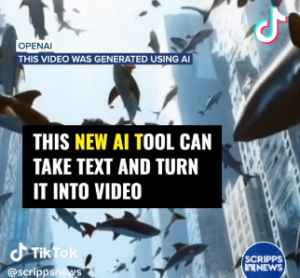 AI text to video image