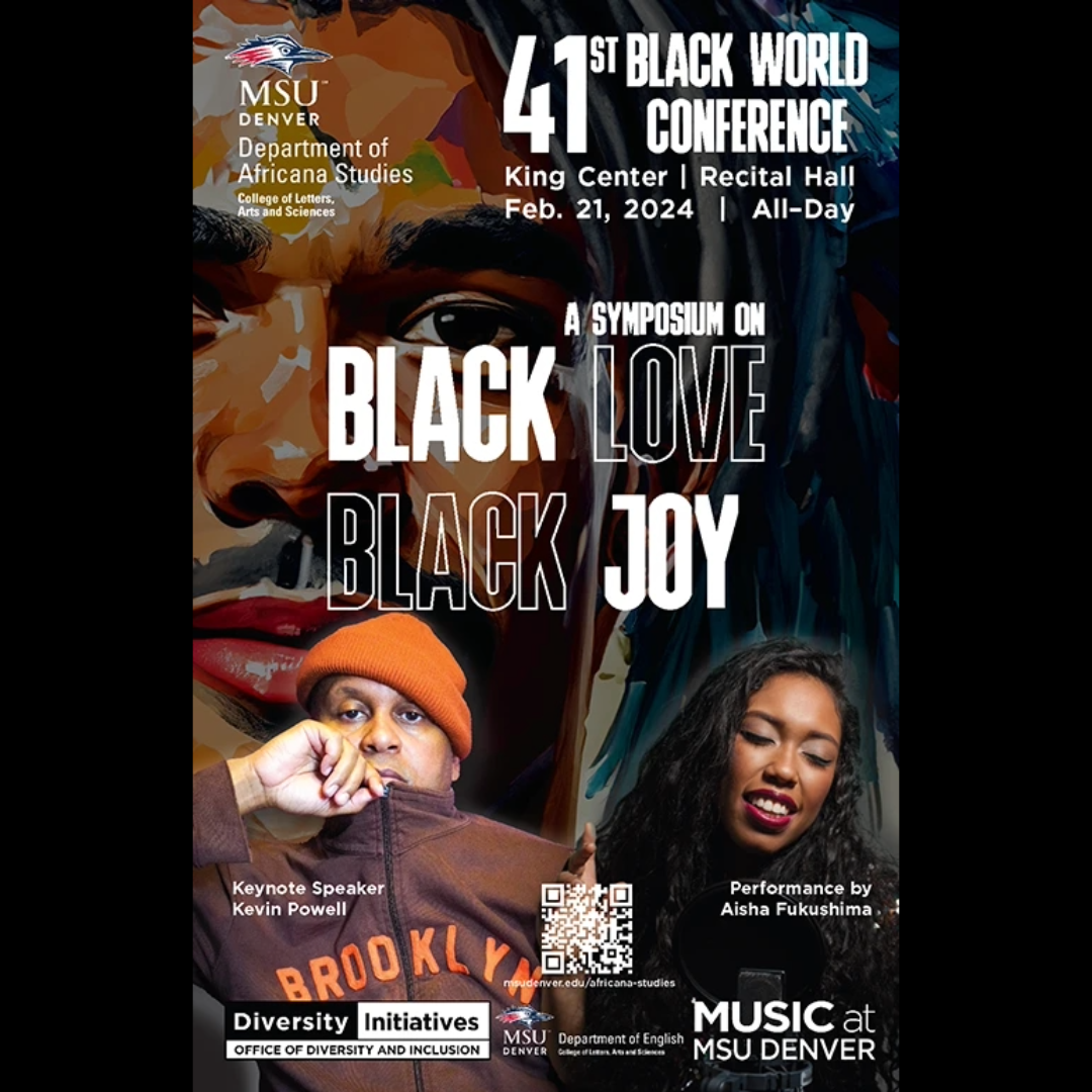 Black World Conference flyer for Instagram