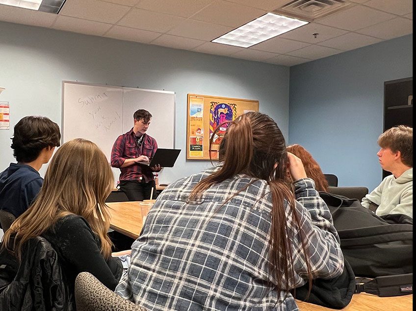 Local author and professor Jackson Culpepper reads from his newly released short story collection Songs on the Water