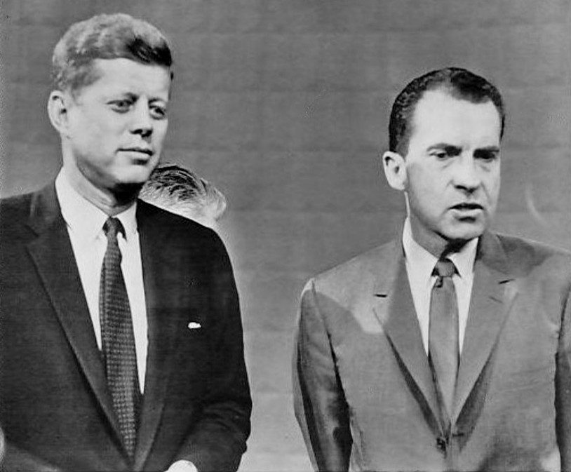 Kennedy_Nixon_debate_first_Chicago_1960