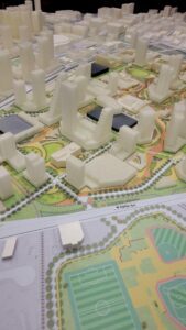 3D model of AHEC Master Plan for Auraria Campus. 