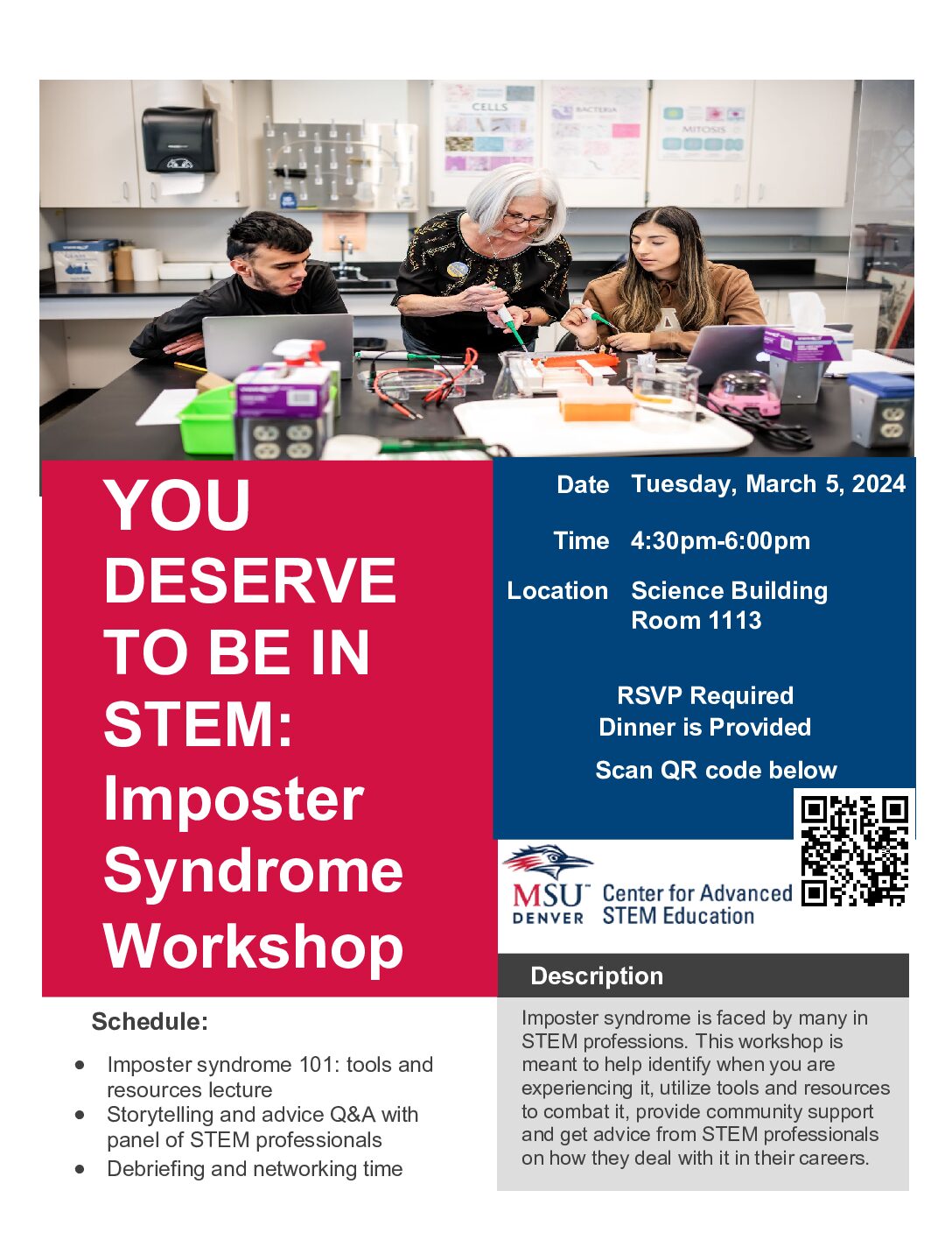 STEM Imposter Syndrome Student Flyer