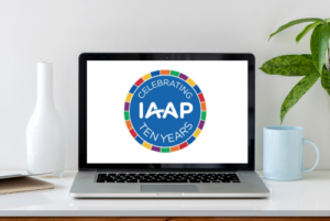 Celebrating 10 years of IAAP logo