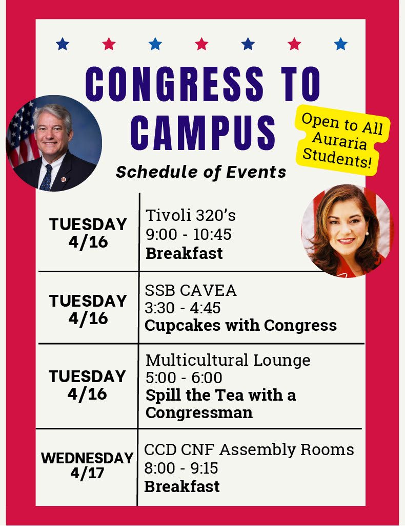 Congress to Campus 2024 schedule of events