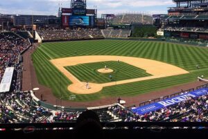 Coors Field during a Rockies game.