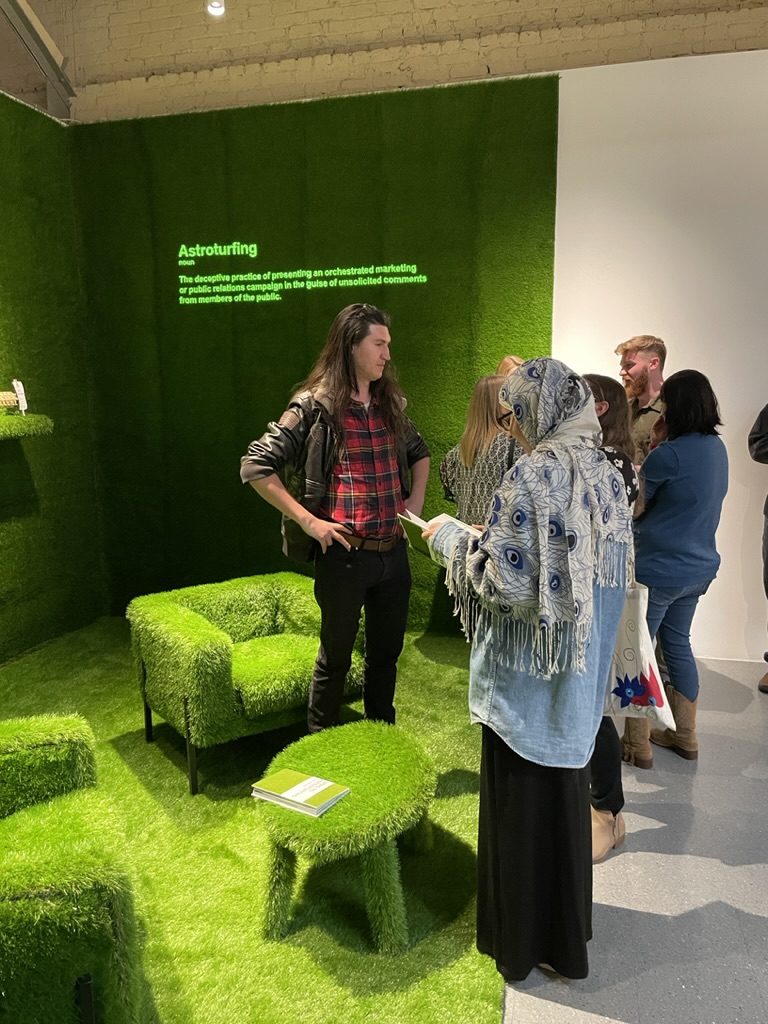 Spring 2-24 BFA Thesis Opening – Astroturfing