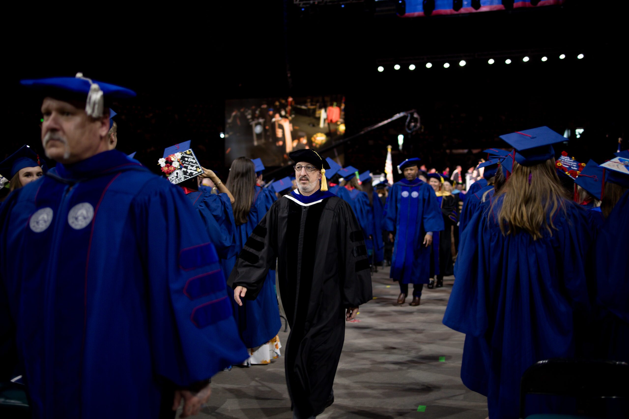 CACED Dean Dr. Jeffrey Newcommer at the morning ceremony.