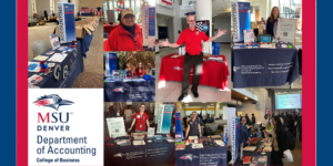 collage of 2023 - 2024 Department of Accounting tabling events