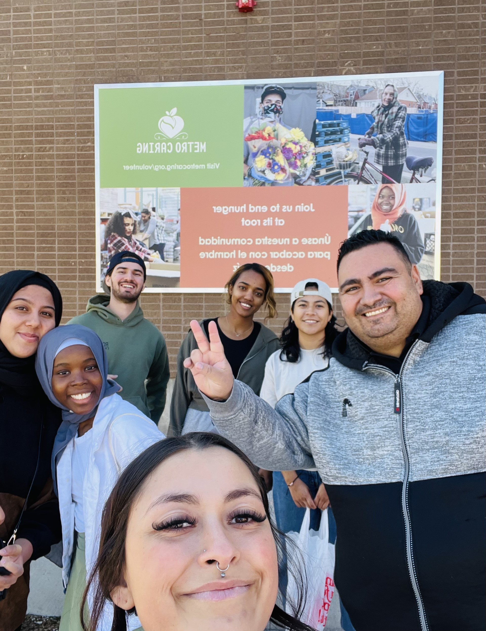 Group Volunteering at Metro Caring