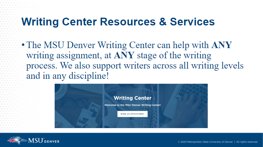 Don't Let an Essay Stop You From Applying to Graduate School! - MSU Denver