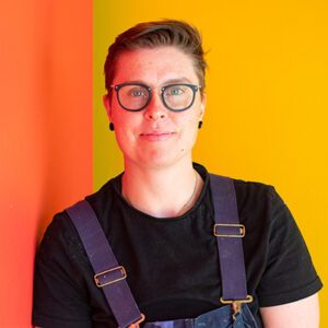 Portrait of Kenzie Sitterud. Photographer credit Sigri Strand.