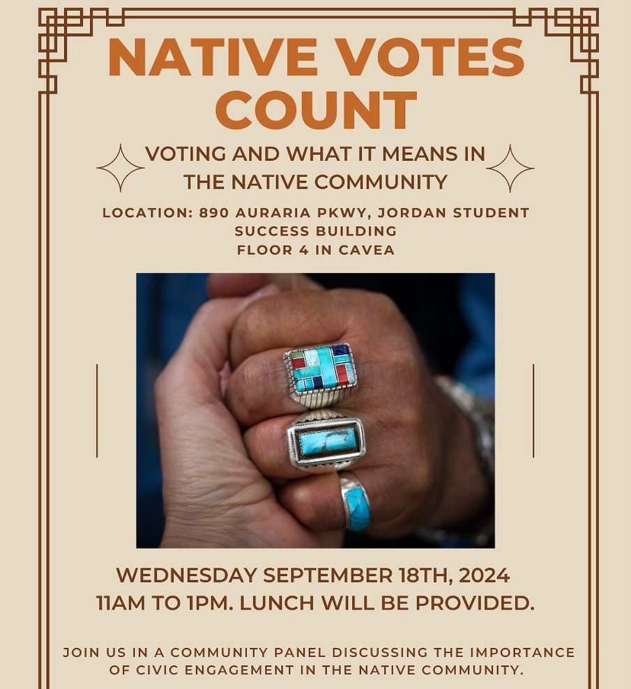 Native Votes Count Flyer