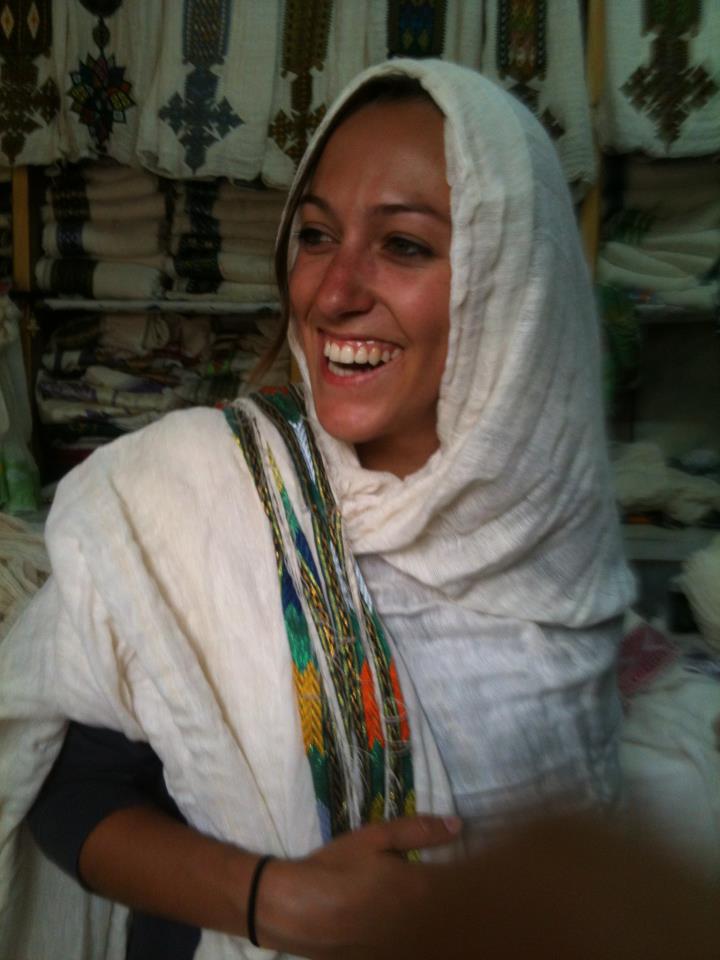 A woman with the MSU Denver Office of International Studies smiling in Ethiopia