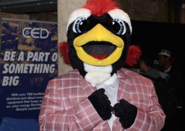 Rowdy at the Job Fair