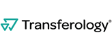 black and green transferology logo