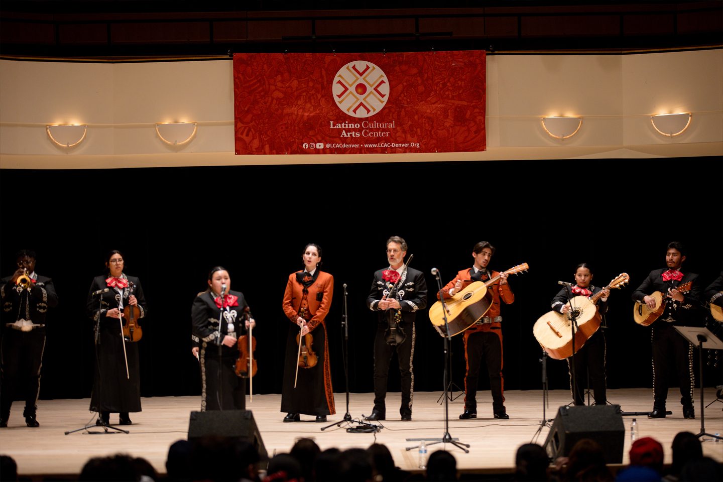 Mariachi musician on stage