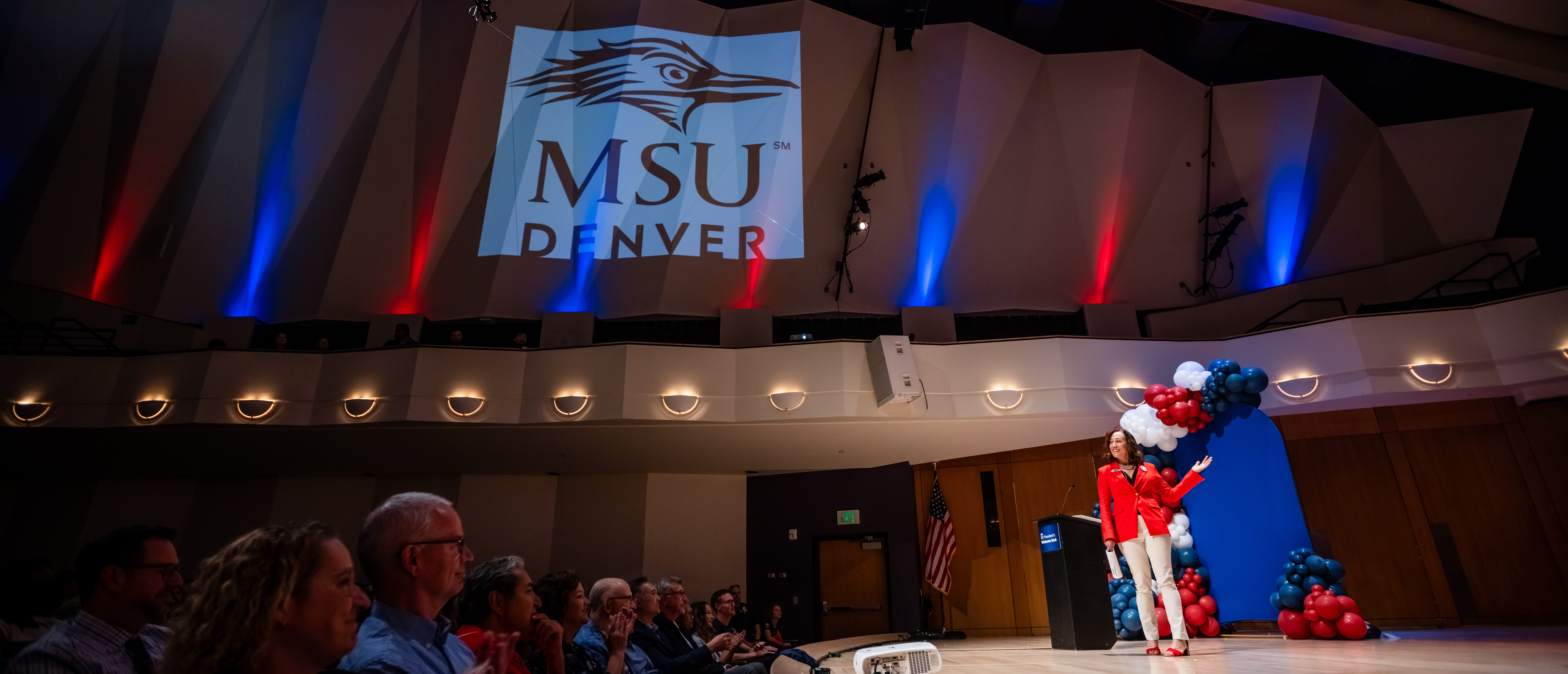 The president’s welcome back event on August 29, 2024, in the King’s Center