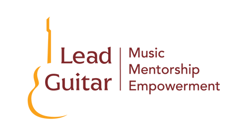 Lead Guitar logo: Music Mentorship Empowerment