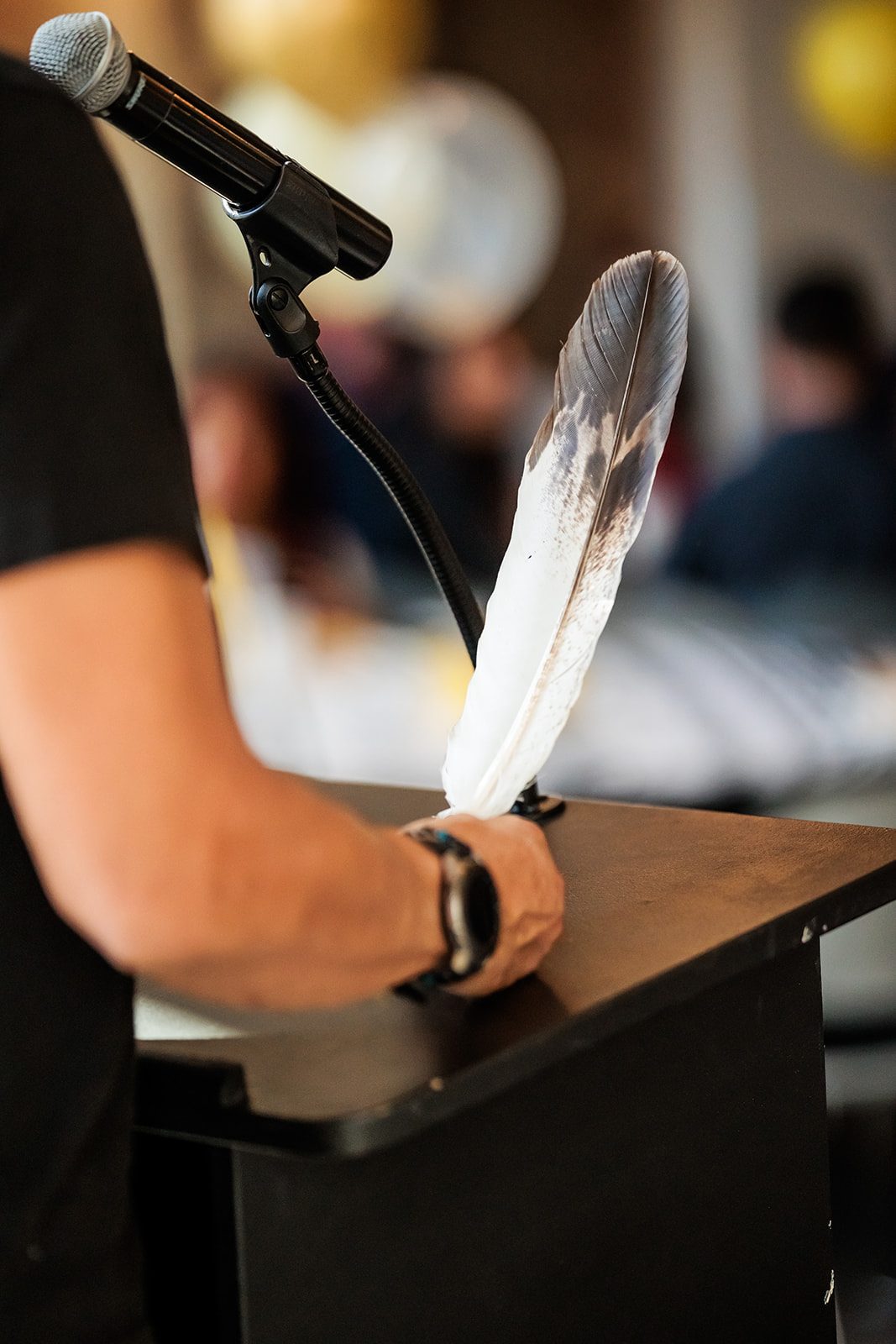Feather from Native Indigenous Graduation