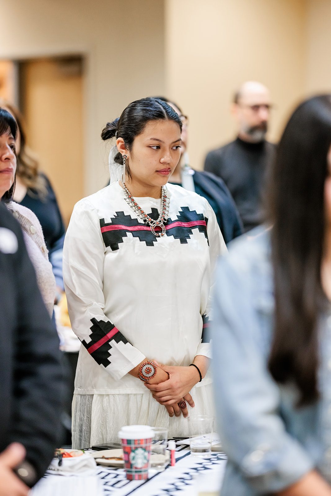 Student at Native Indigenous Graduation Celebration