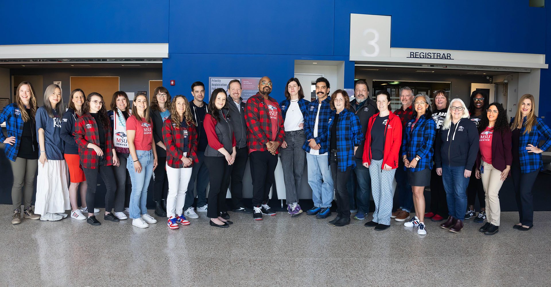 MSU Denver's University Communications and Marketing team members.
