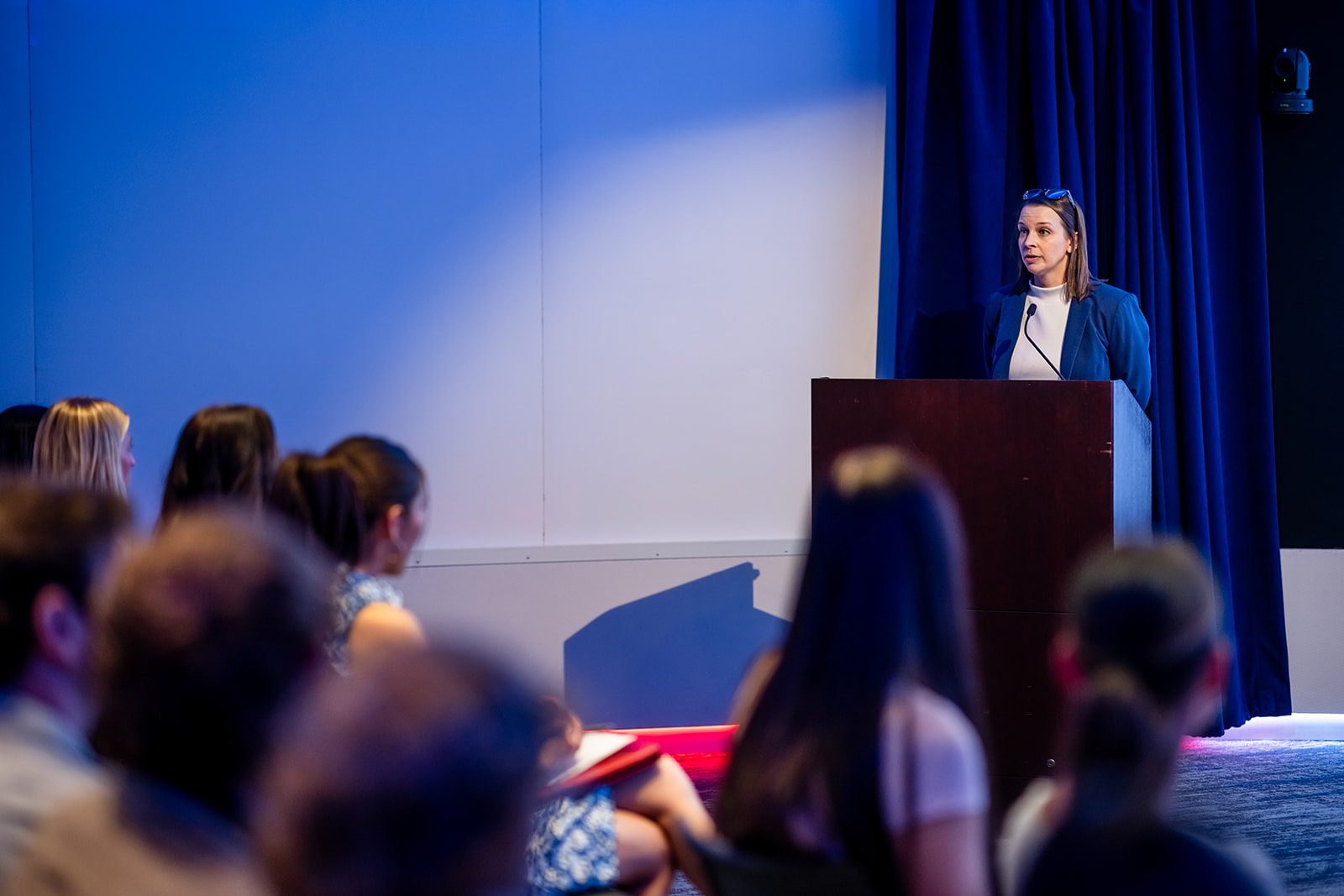 Associate Professor Kelly Evans, Ph.D., was one of the event organizers.