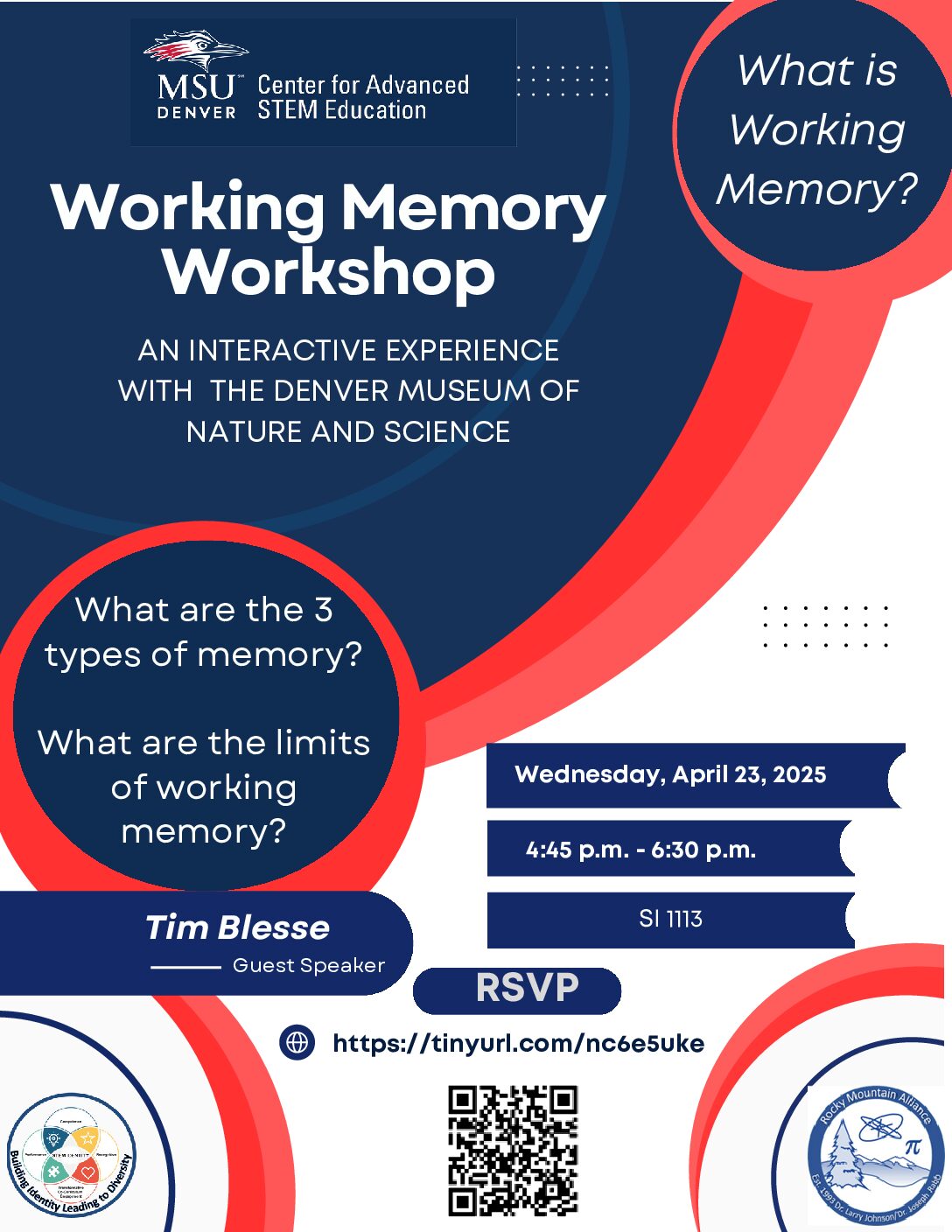 Working Memory Workshop Flyer