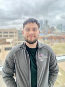Student employee Alejandro Silva