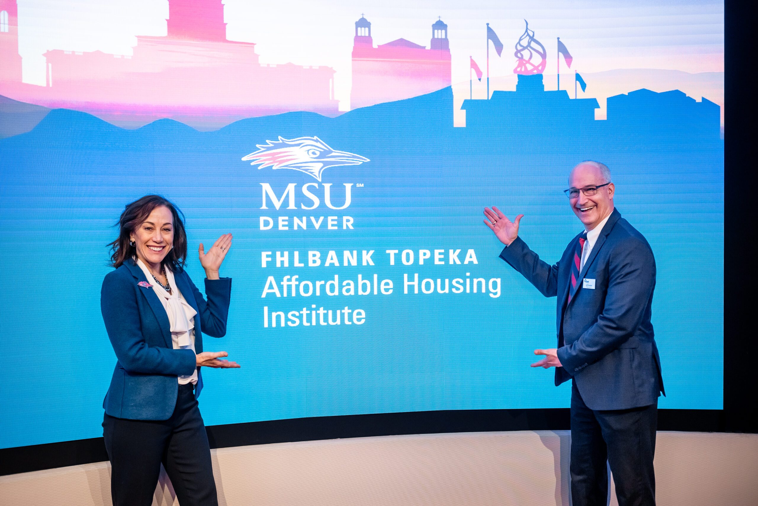 FHLBank Affordable Housing Institute picture with President Davidson