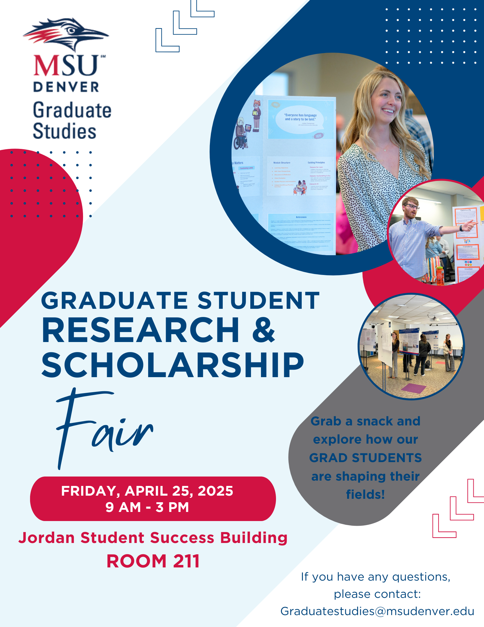 Flyer for graduate research symposium