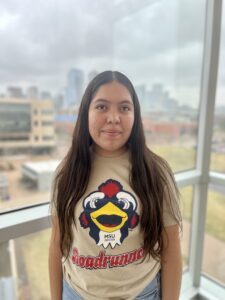 student employee Guadalupe Delgadillo