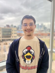 Student employee Joaquin Barron