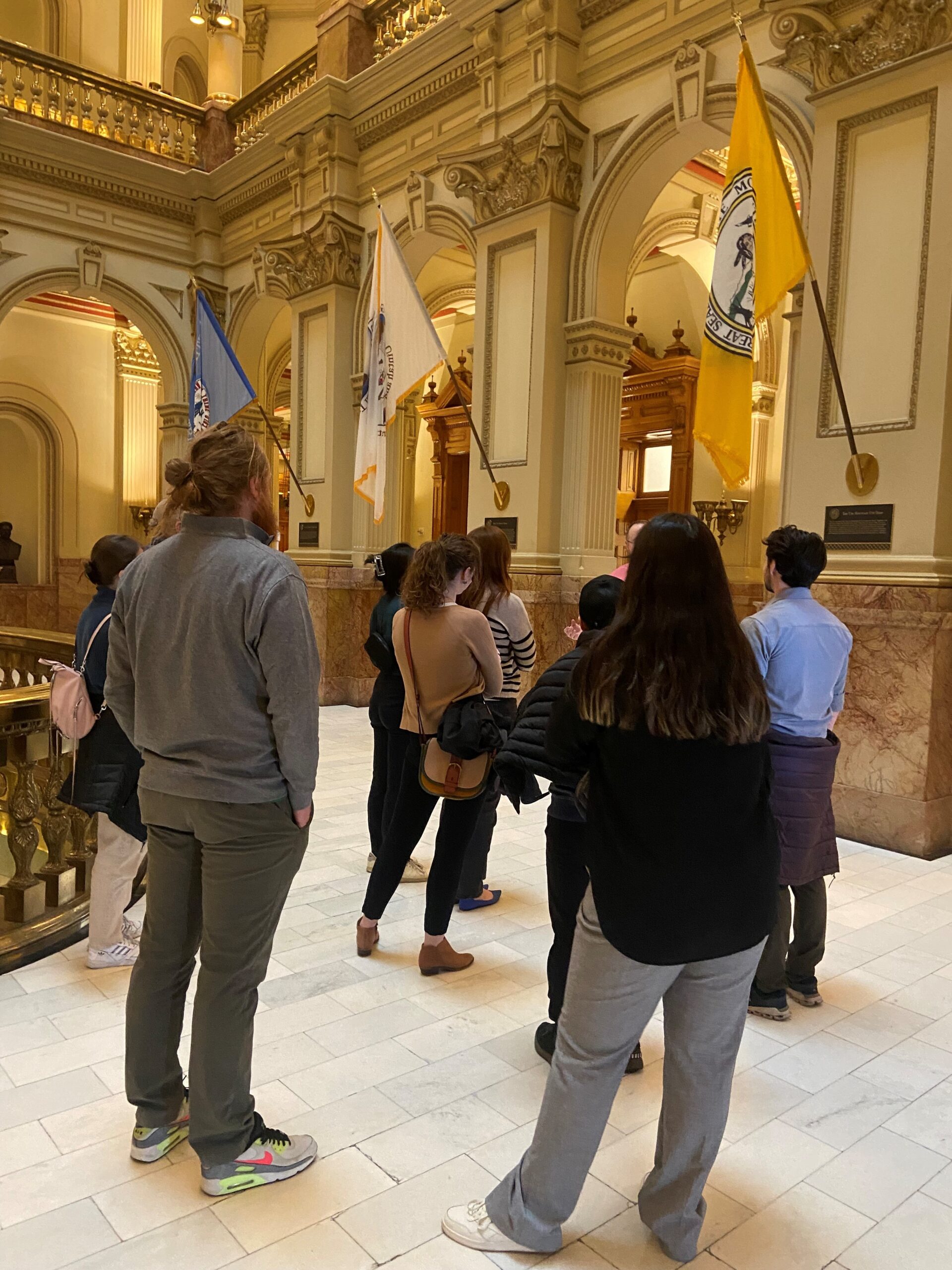 Students at the Colorado State Capitol