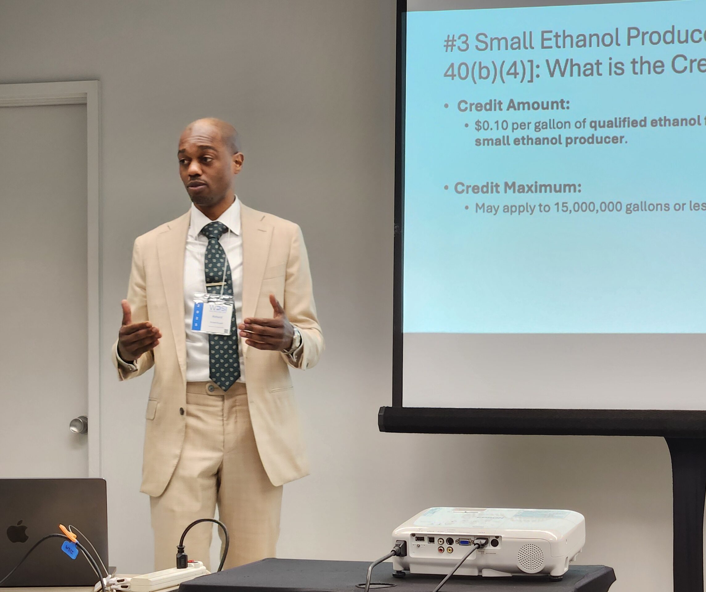 Accounting faculty, Richard presenting at WDSC conference (April 2025)
