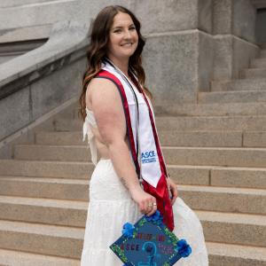 Graduation photo of Kelsey Clements