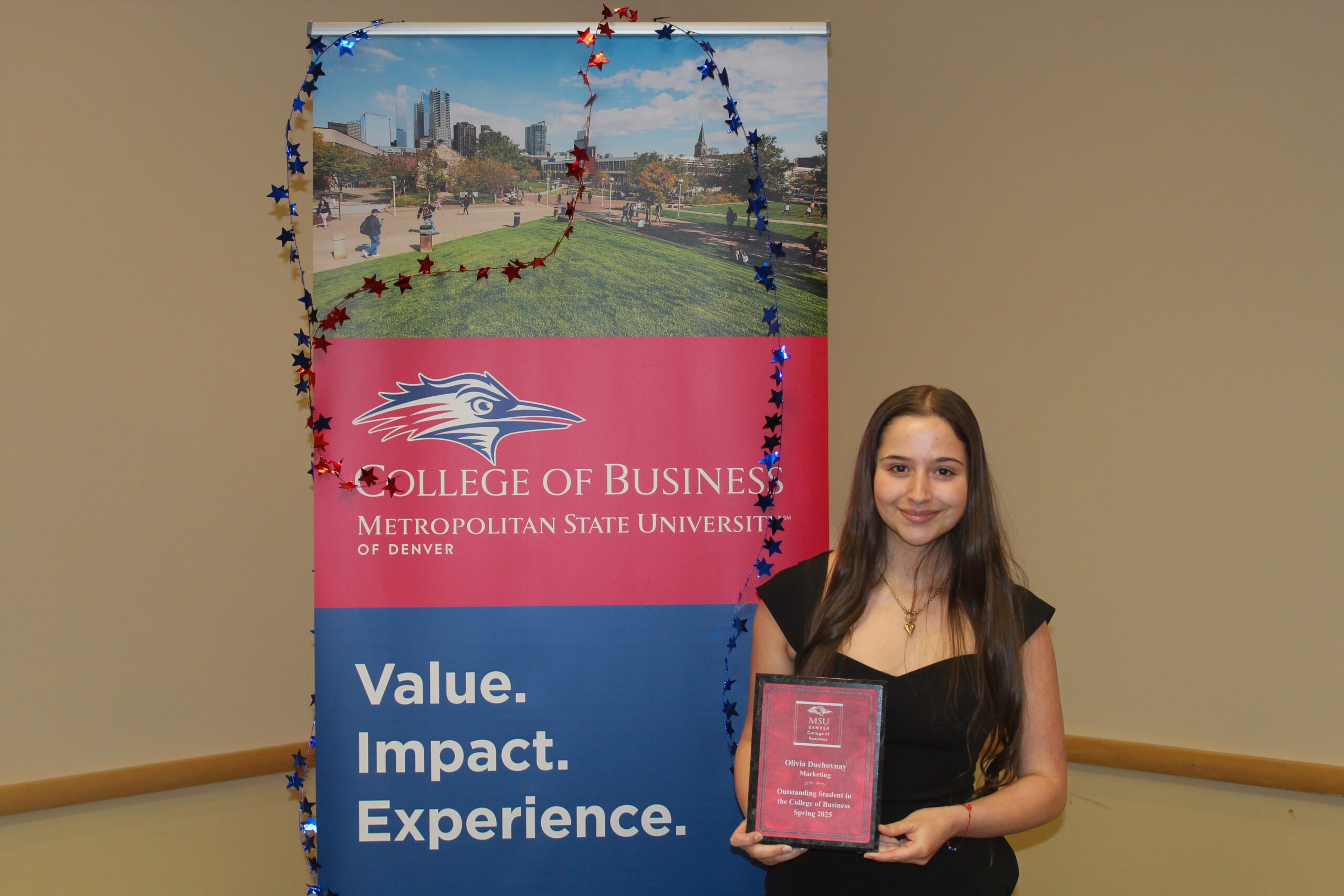 MSU Denver student, Olivia Duchovnay