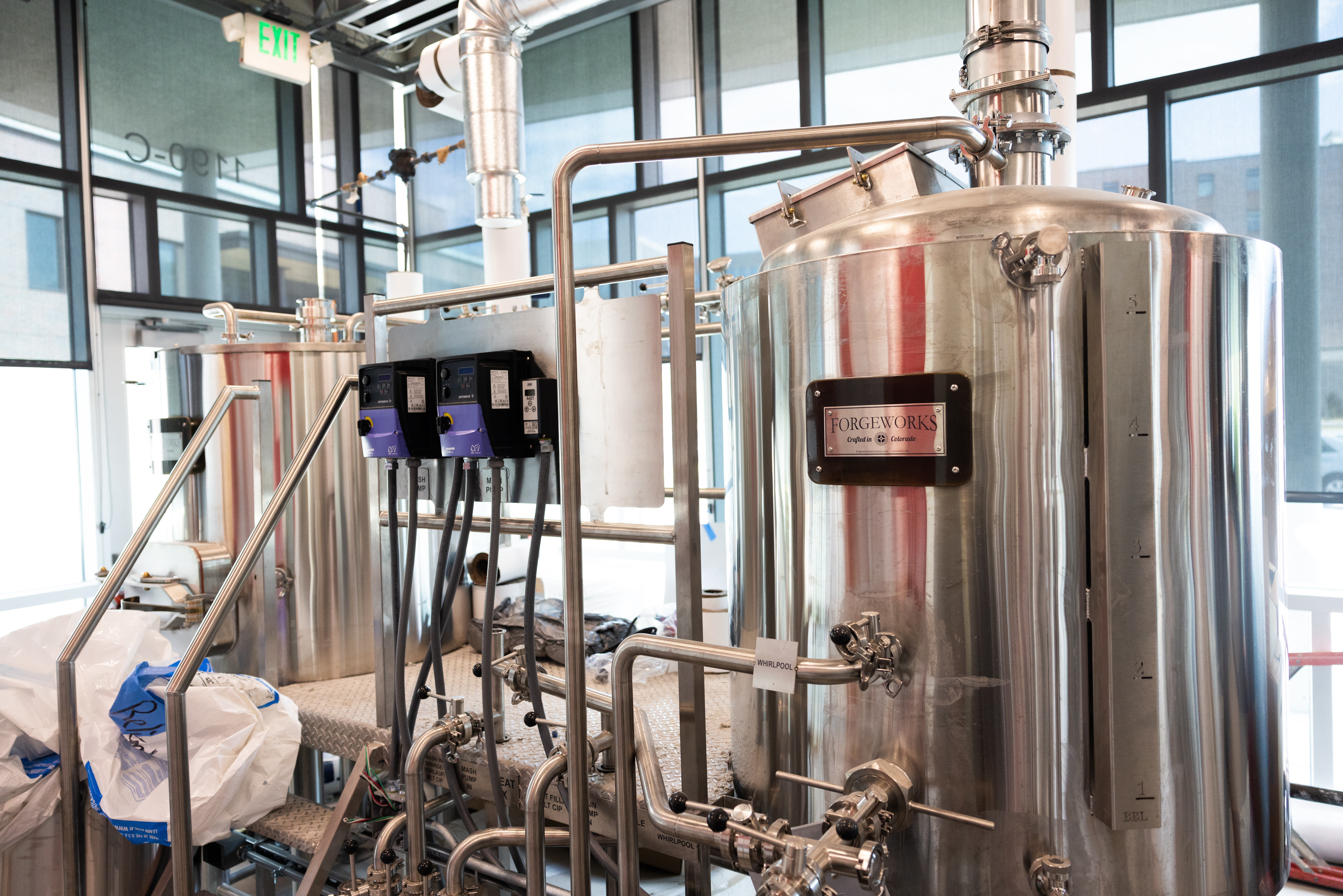 Charlie Papazian Brew Ed Lab equipment