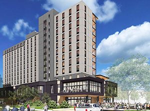 Work is expected to begin this summer on Summit House, a new residence hall at MSU Denver. Renderings by Shears Adkins Rockmore Architects