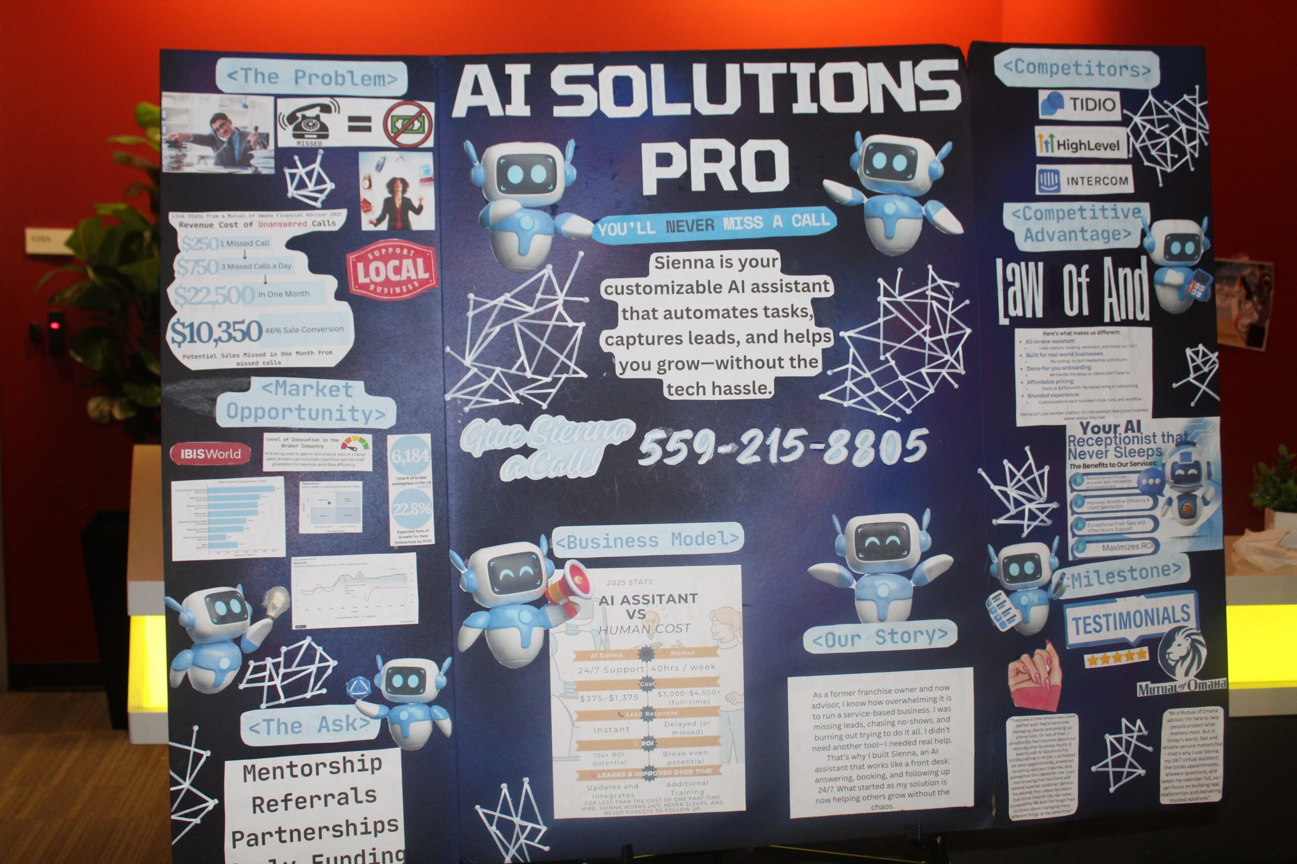 AI Solutions Pro At Pitch and Poster Competition