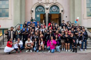 Fraternity & Sorority Life community came together to talk about their organizations and stroll at the annual Meet the Greeks event on Sept. 05, 2024. Photo by Alyson McClaran