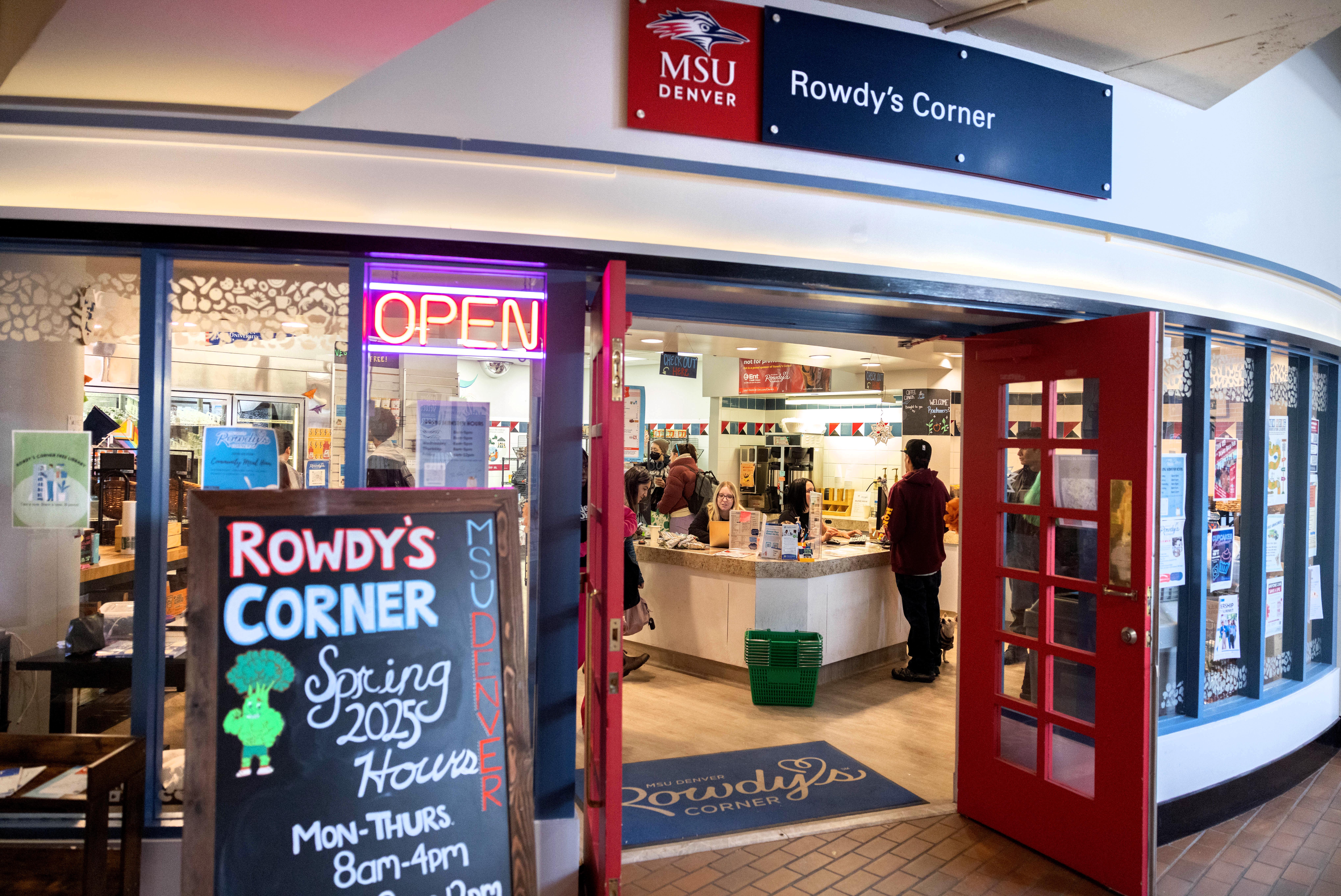 Rowdy’s Corner is abuzz with students on Jan. 27, 2025.