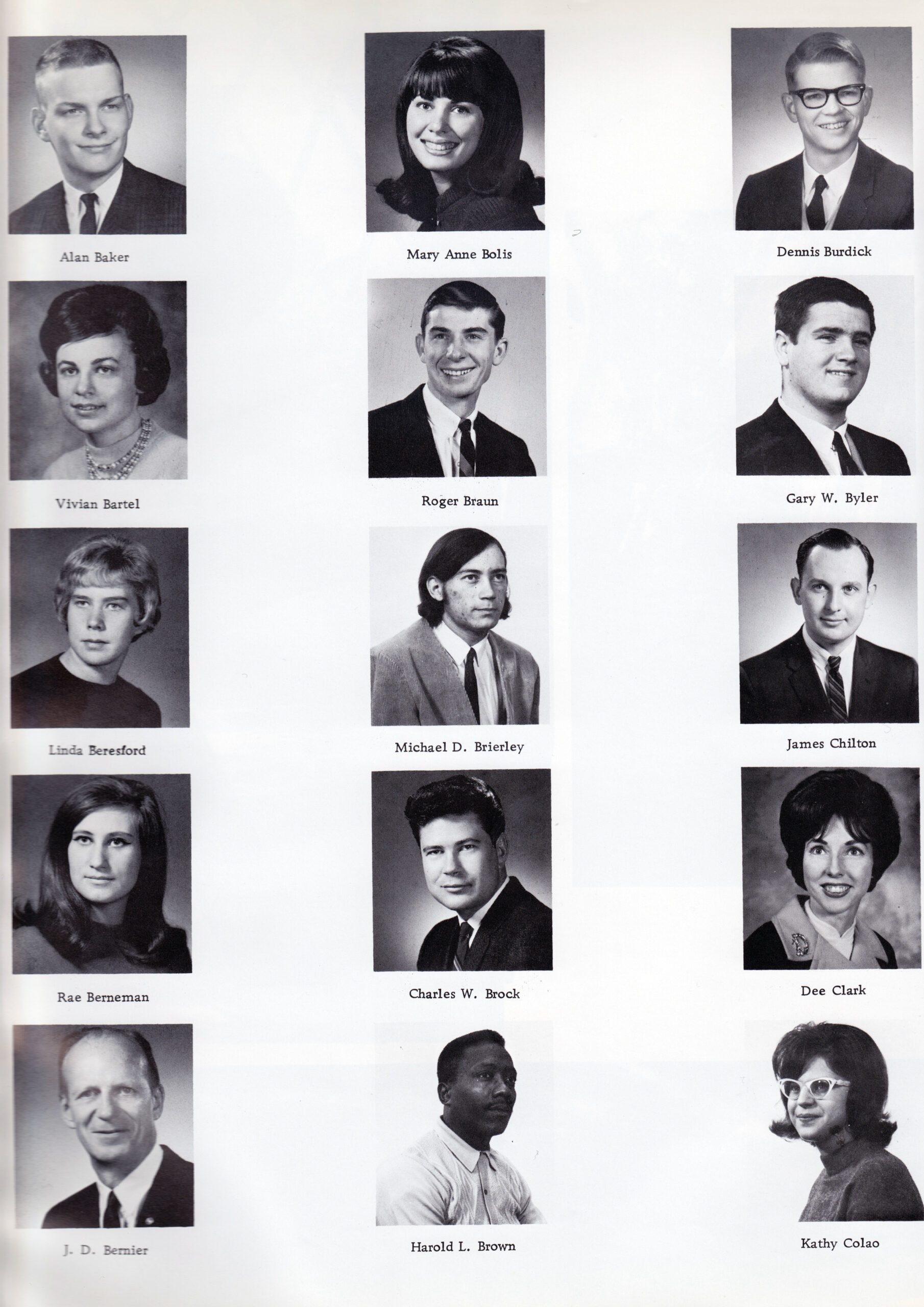 1967 year book pictures