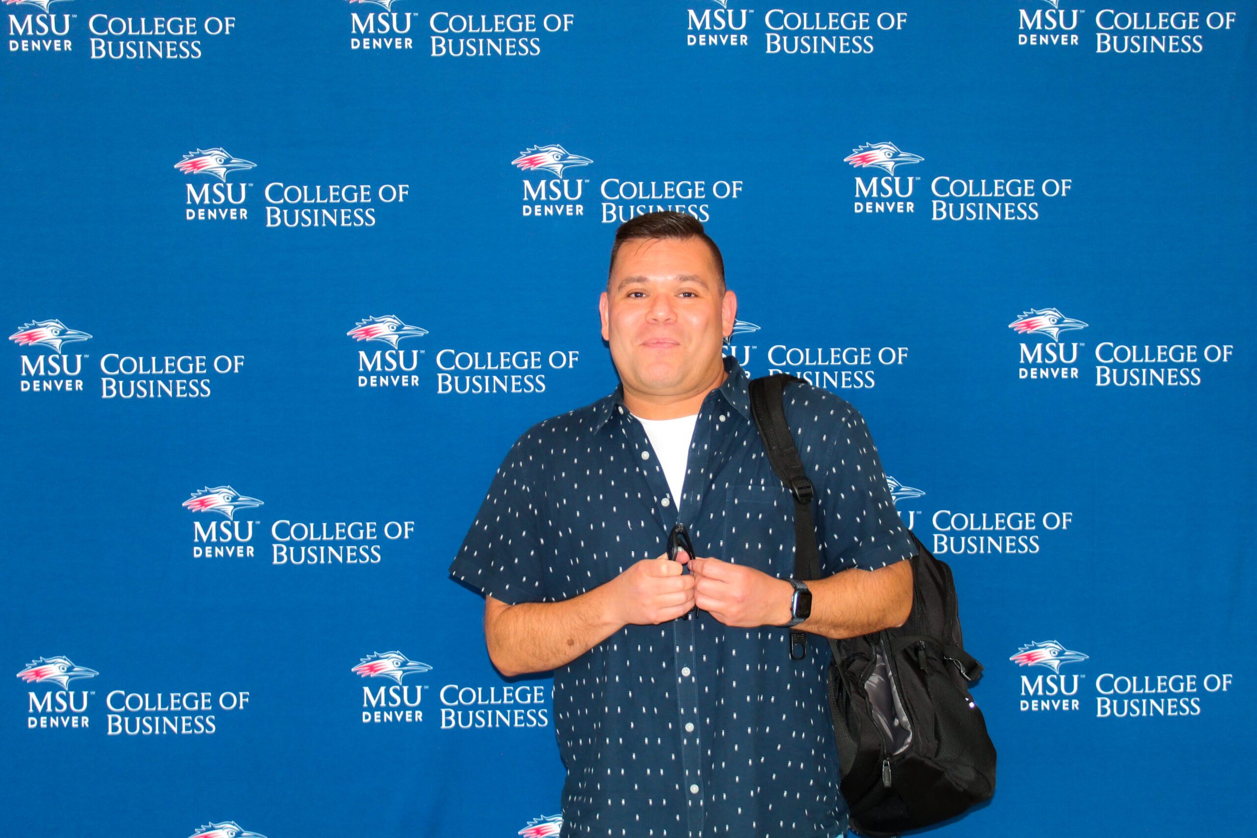 First day of School Picture of Students for the College of Business